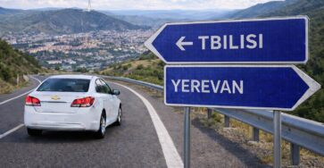 Taxi from Yerevan to Tbilisi