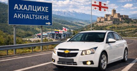 Такси Ереван Ахалцихе — индивидуальный трансфер из Армении в Грузию, дорога к крепости Рабати в Ахалцихе