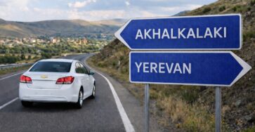 Taxi from Yerevan to Akhalkalaki
