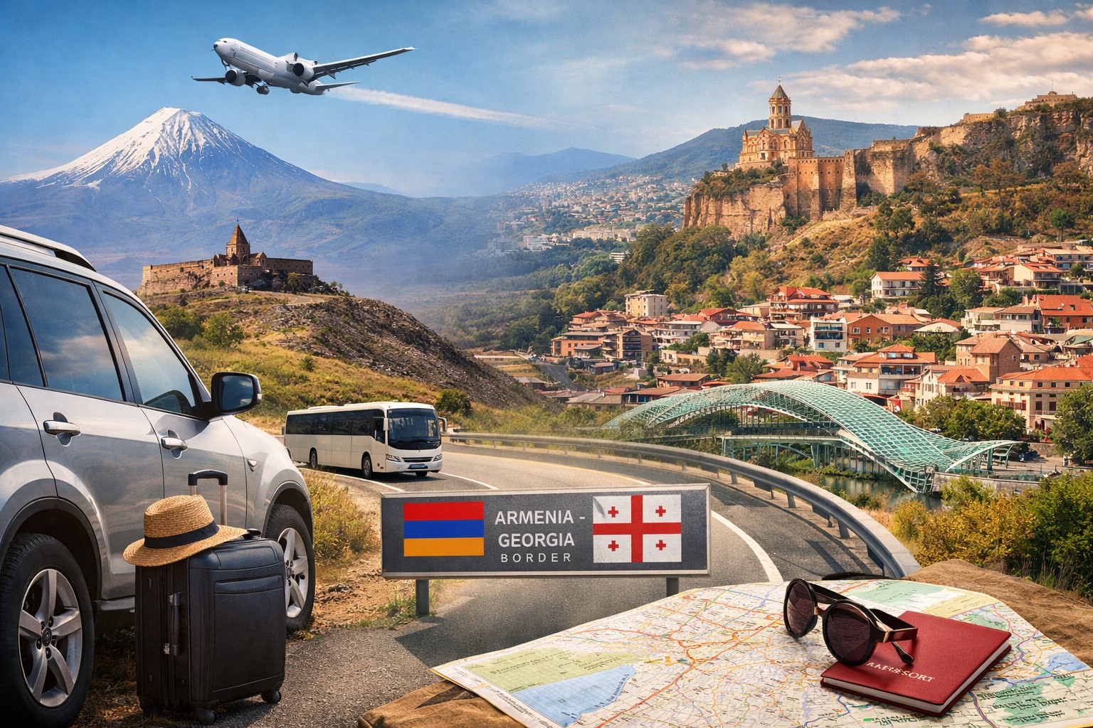 Как добраться из Армении в Грузию