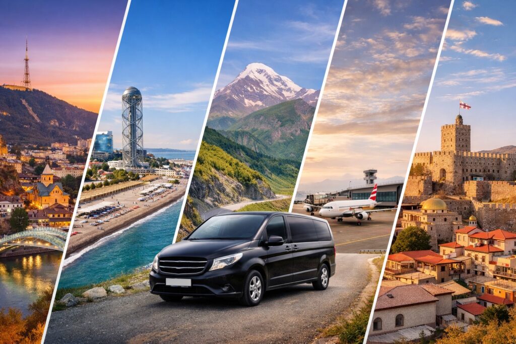 Հայաստանից Վրաստան հանրաճանաչ երթուղիներ՝ Թբիլիսի, Բաթումի, Փոթի, Քութայիսի օդանավակայան և Ախալցիխե