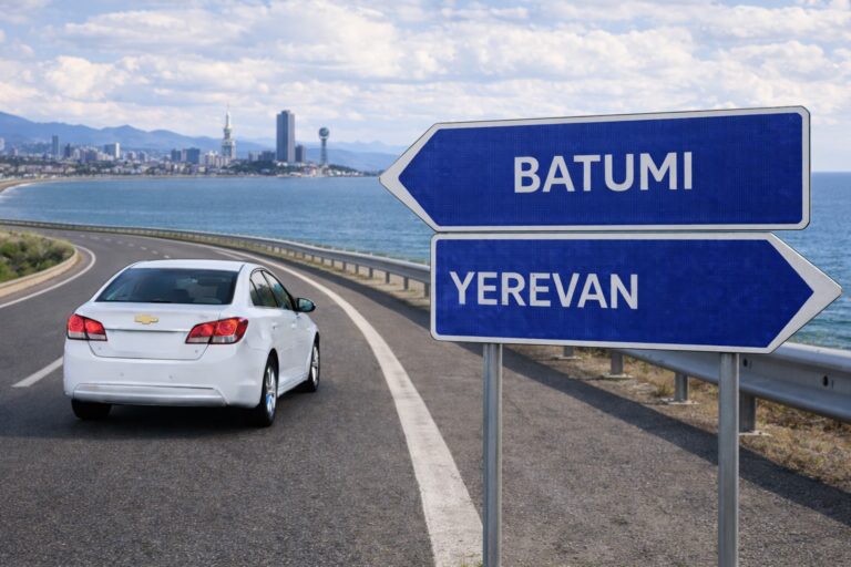Taxi from Yerevan to Batumi