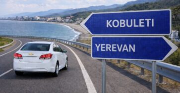 Taxi from Yerevan to Kobuleti