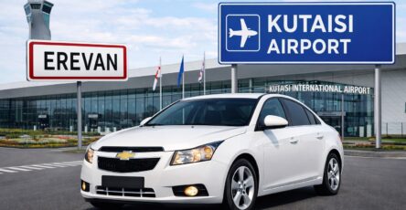 Private taxi from Yerevan to Kutaisi Airport (KUT)