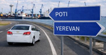 Taxi from Yerevan to Poti