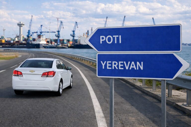 Taxi from Yerevan to Poti