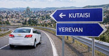 Taxi from Yerevan to Kutaisi