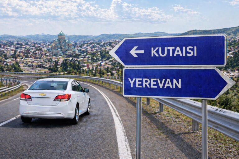 Taxi from Yerevan to Kutaisi