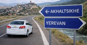Taxi from Yerevan to Akhaltsikhe
