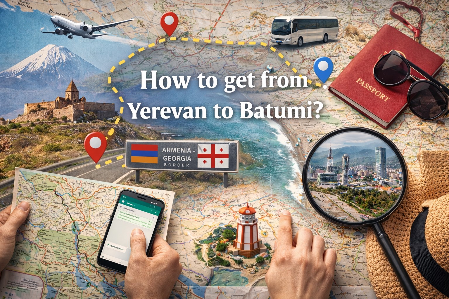 Ինչպես հասնել Երևանից Բաթումի