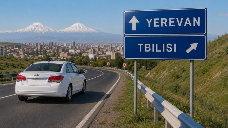 Taxi from Tbilisi to Yerevan